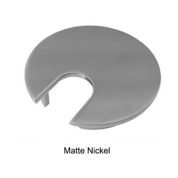 Electriduct Metal 2.5" Desk Grommet- Matte Nickel GR-MET-250-MN